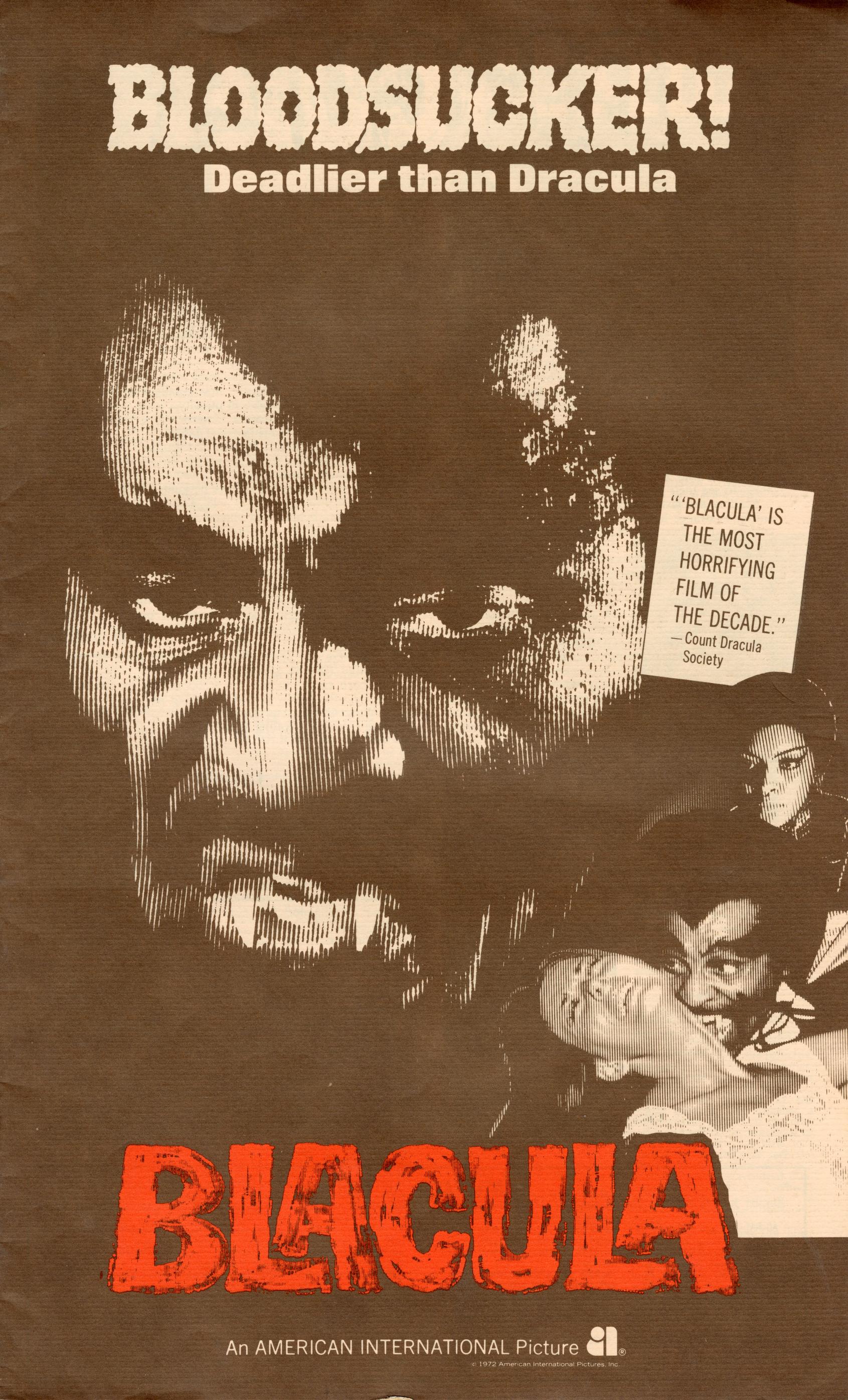 Blacula (American International Pictures) [1972] | Media History 